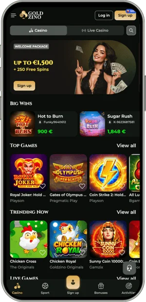 Goldzino Application